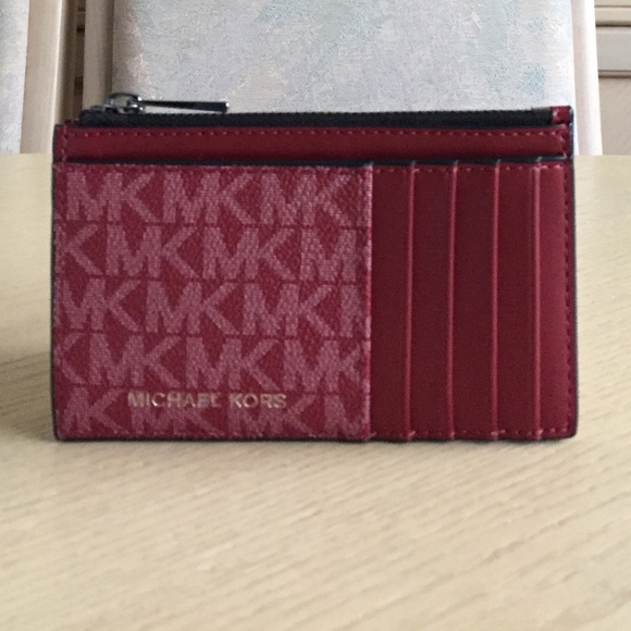 Michael Kors Handbags - Michael Kors Cooper Cherry Slim Wallet